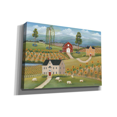 " Valley Flower Farms " by Pam Britton Painting Print