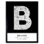 Beijing China City Map Black & White - Single Picture Frame Typography