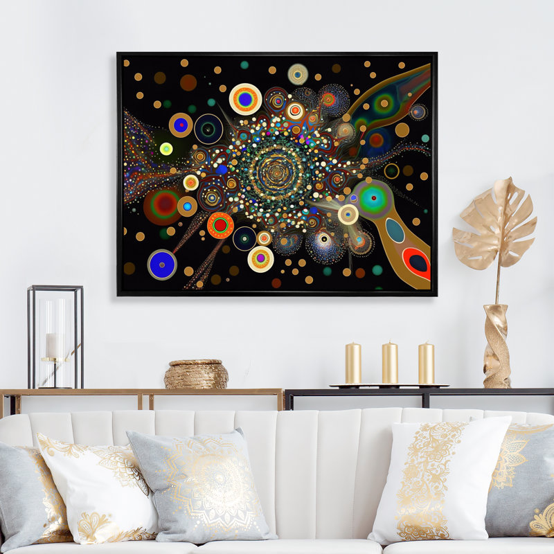 «Pristine Spirit», impression sur toile, Cadre flottant noir, H 30 po x l 40 po