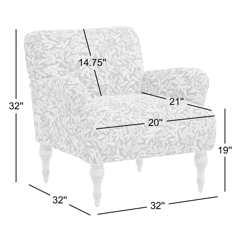 Fauteuil Bristol, Rpc Hawthorne Multi Linen, Natural