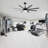 Jamii-Leigh Large Indoor/Covered Outdoor Modern Ceiling Fan with Led Lights and Remote, 6-Speed, Reversible Quiet DC Motor, Timer, 8-ABS-Blade-2039304821-2030655099-2041658774