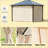 Modern Hardtop Gazebo Canopy, Aluminum Polycarbonate Design, For Backyard Entertaining