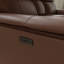 Causeuse inclinable électrique double avec console-121296324