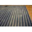 Antique Striped Flat Weave Cotton Blue Indian Dhurrie Rug