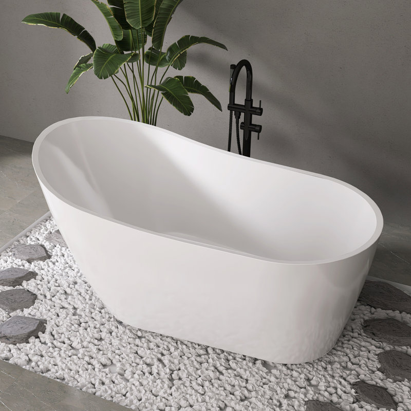Baignoire de trempage autoportante en acrylique Fslefay