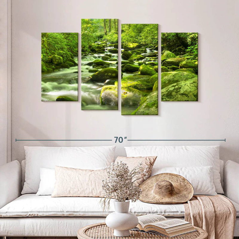 Kerrick Mossy River, 32" H x 52" W
