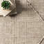 Tapis beige tissé à plat à la main Charlie-1349856566
