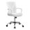 Chaise de bureau, hauteur réglable, pivotante, ergonomique, accoudoirs, bureau d'ordinateur, bureau, métal