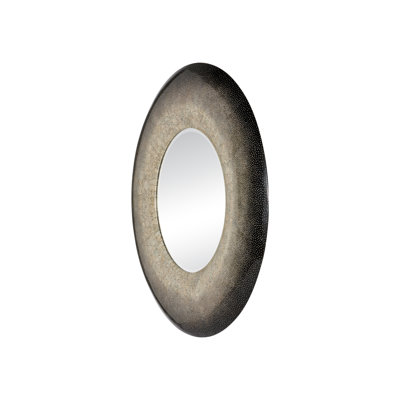 Round Resin Framed Wall Mirror