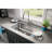 Lustertone 30.5" L x 18.5" W Undermount Kitchen Sink Kit with Perfect Drain