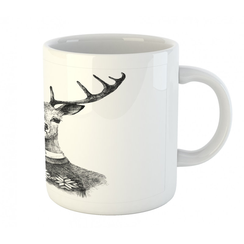 Grande tasse à café éléphants