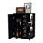 Tennessee Bar Cart, One Cabinet With Division, Six Cubbies For liquor, Two Shelves-128970404-128970408