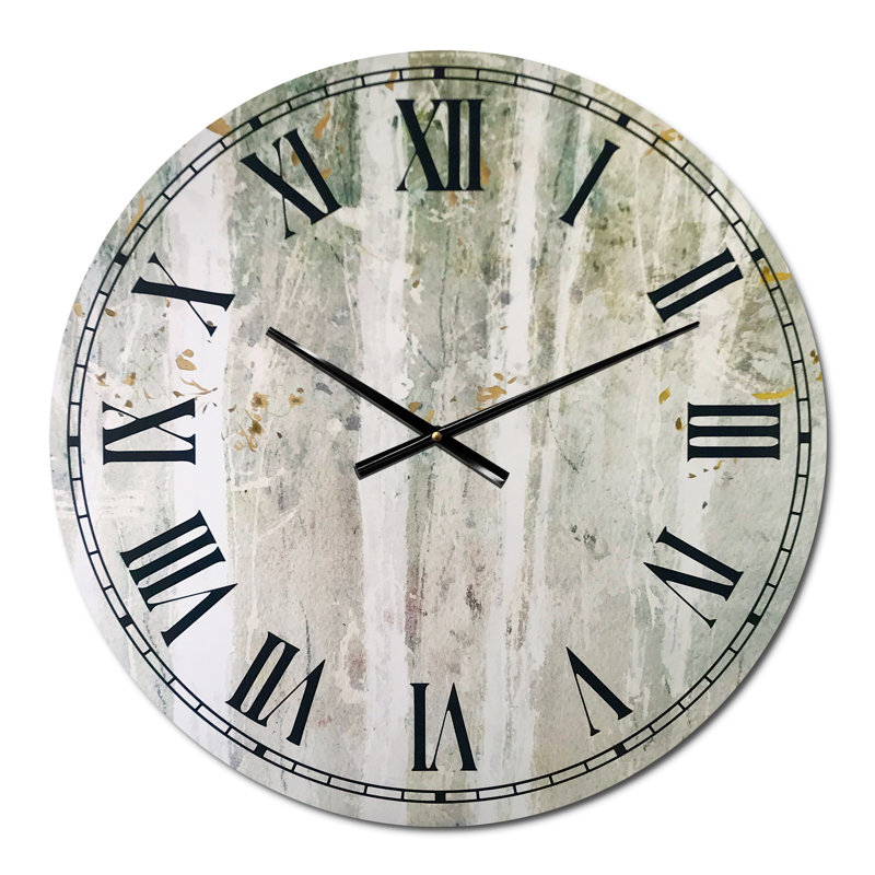 A Woodland Walk in the Forest V - Horloge murale traditionnelle, Moyenne