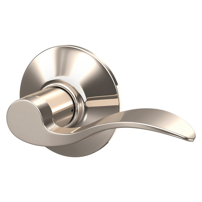Accent levier levier et serrure de placard, Nickel lumineux