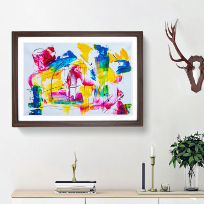 Abstract Art Painting Vol.239 by S.Johnson - Picture Frame Painting Print