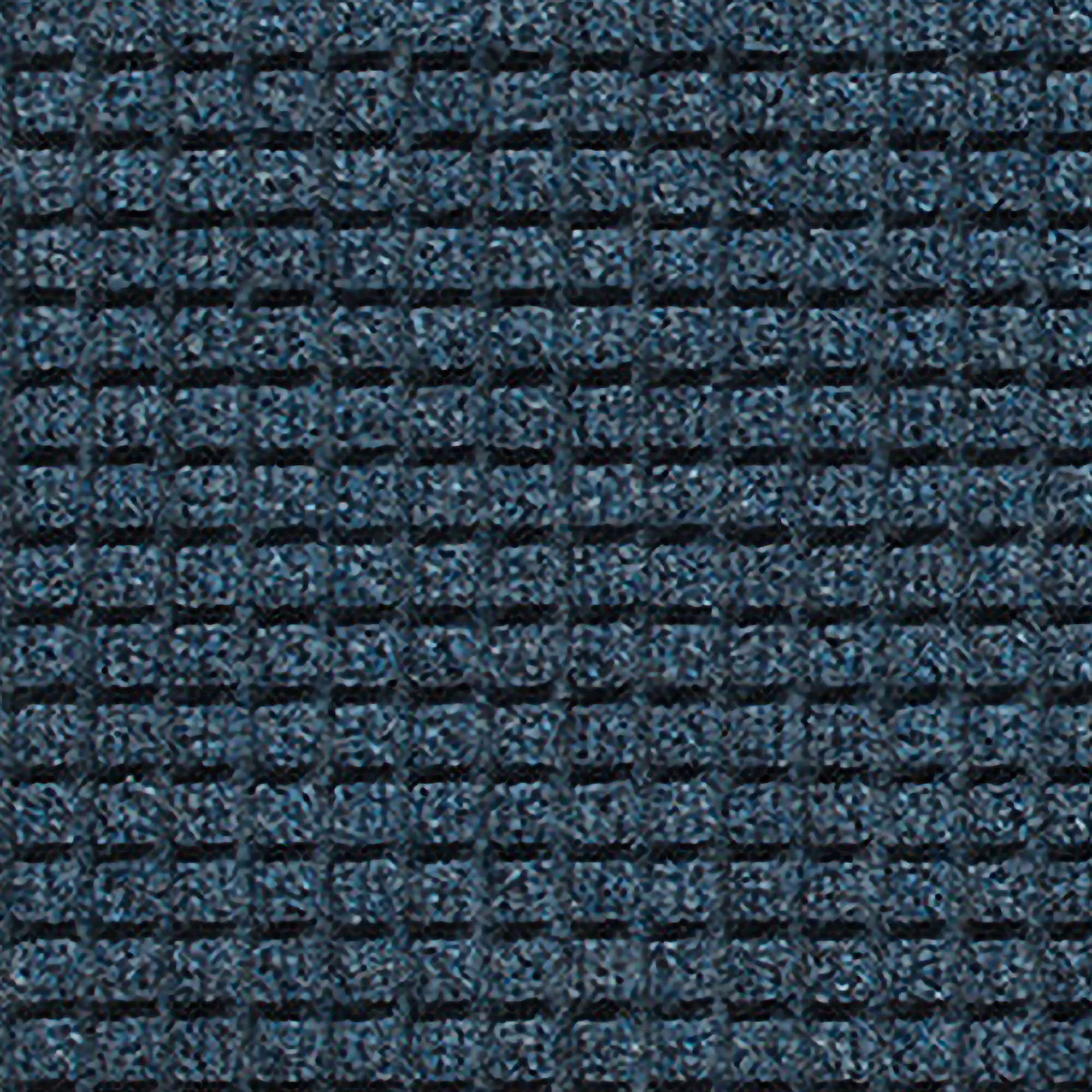 WaterHog Squares Indoor Outdoor Door Mat, Rectangle 3' x 5', Navy