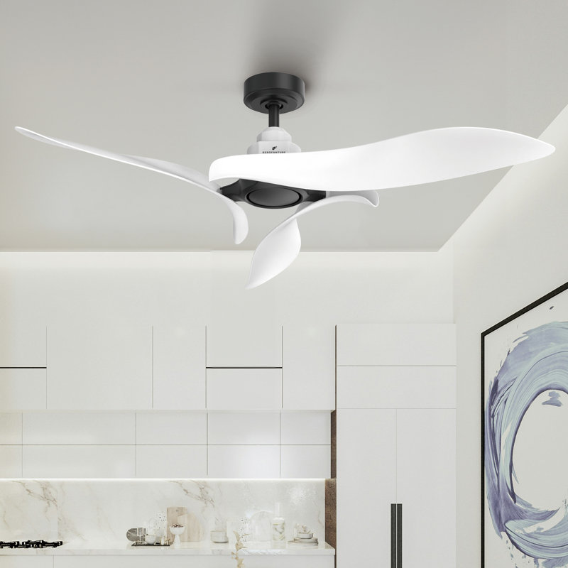 54" 3 - Blade Ceiling Fan With Remote Control