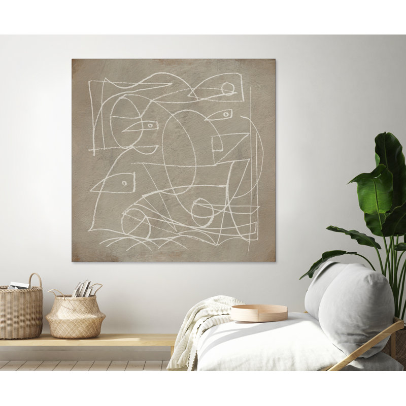 " Faces " by Dan, 54" H x 54" W