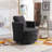 Yelina Polyester Slipcovered Swivel Barrel Chair-1755717645