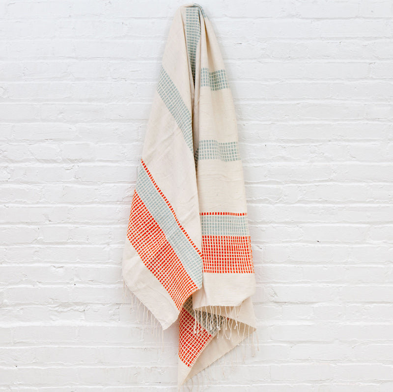 Serviette de bain en coton Camden, Orange