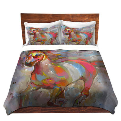 Ensemble de housse de couette en chevaux lisse runner ii