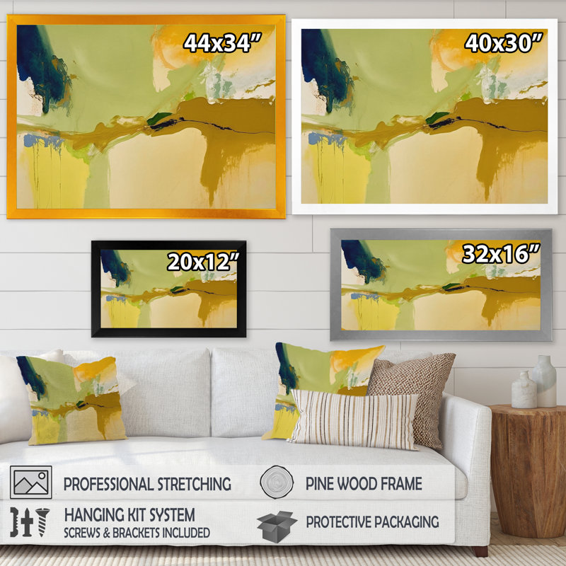 Mousse espagnole «Soulscape I», reproduction sur toile, Impression noire sur toile encadrée, H 12 po x l 20 po x P 1 po