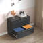 Classeurs latéraux en métal 2 tiroirs avec serrure pour le rangement de bureau à domicile, paix / légal / A4, assemblage requis-1218411857-1218411871