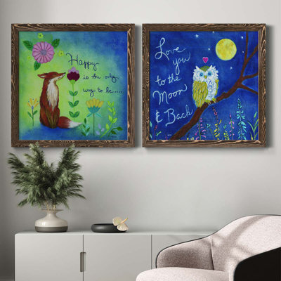 " Happy Fox " 2 - Pieces