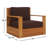 Azul Kauai Brazilian Teak Patio Chair-100259693