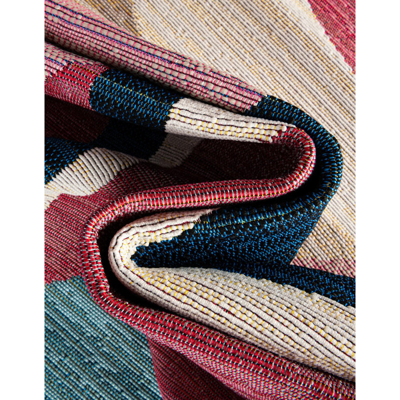 Slate Hower Indoor/Outdoor Area Rug, Runner 2' x 8'