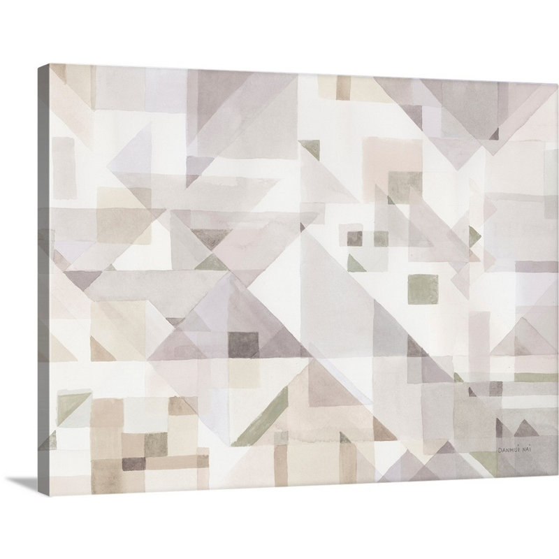 "Try angles I" par Danhui nai, reproduction d’art sur toile, H 12 po x l 16 po x P 1,25 po, Toile tendue