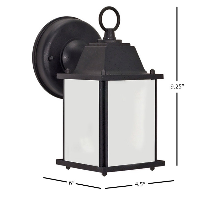Eaton 1 - Outdoor Wall Lantern, Black