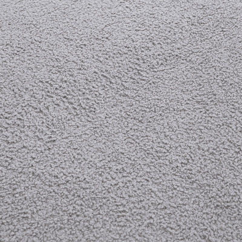 Boucle grise avec siège courbé tourné vers la droite - Moderne et modulaire