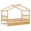 Lit en bois avec lit gigogne simple-118550666-118550668
