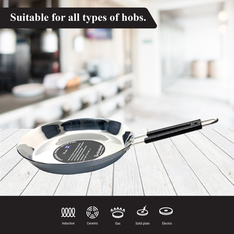 Buckingham Stainless Steel Frying Sauté Pan 26 cm