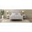 Traditional Style Solid Wood Bed Frame With Upholstered Tufted Headboard,No Box Spring Needed-1196815274-1196815277