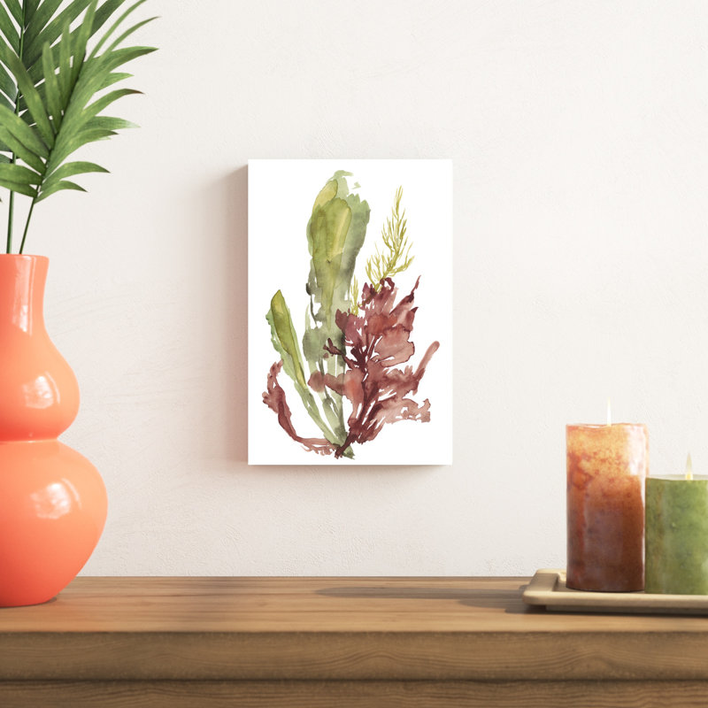 Seaweed Garden I, peinture sur toile, H 12 po x l 8 po