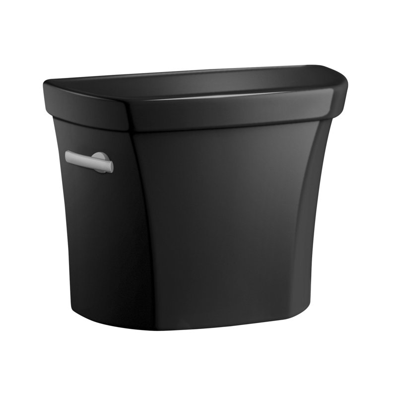 Réservoir Wellworth 1,28 GPF avec doublure de réservoir et verrous Insuliner, Noir