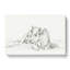 Sketch Of A Resting Cow by Jean Bernard - Wrapped Canvas Print-55318125