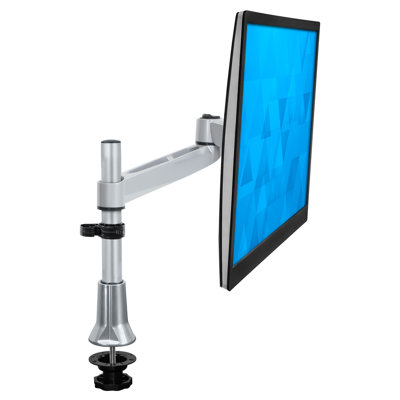 Mount-It Full Motion Height Adjustable Monitor Desk Mount For TVs & Computers with Grommet Clamp