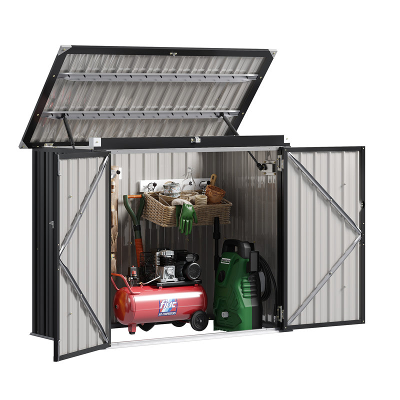 5x2.5Ft Metal Garden Storage Shed
