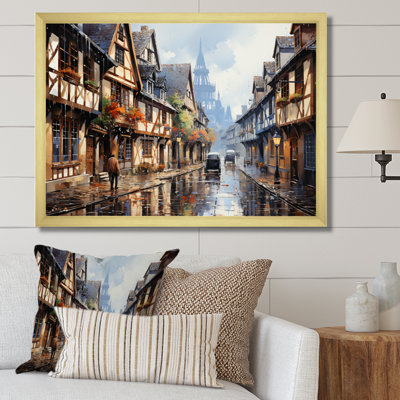 Martinas French Quaint Streets of Colmar I - reproduction sur toile