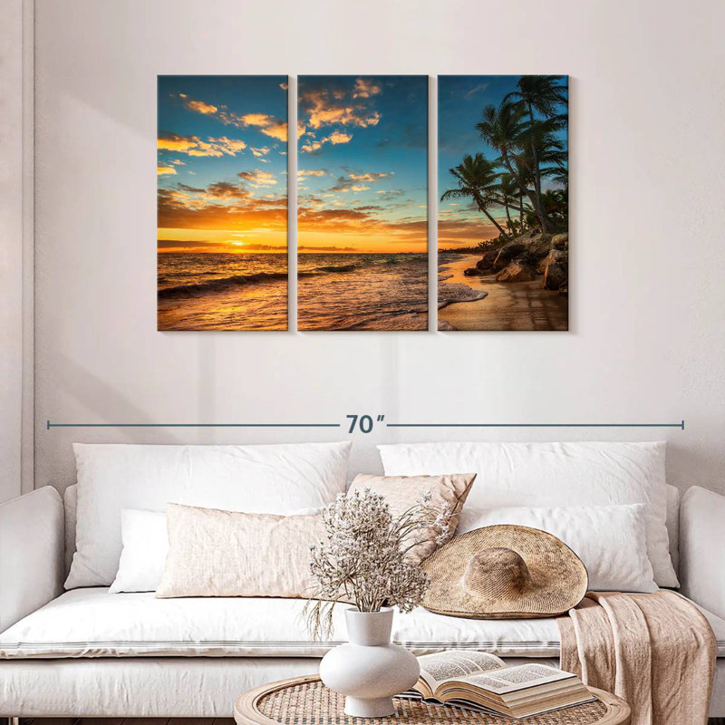 Sunset Gillard Scene, 28" H x 45" W