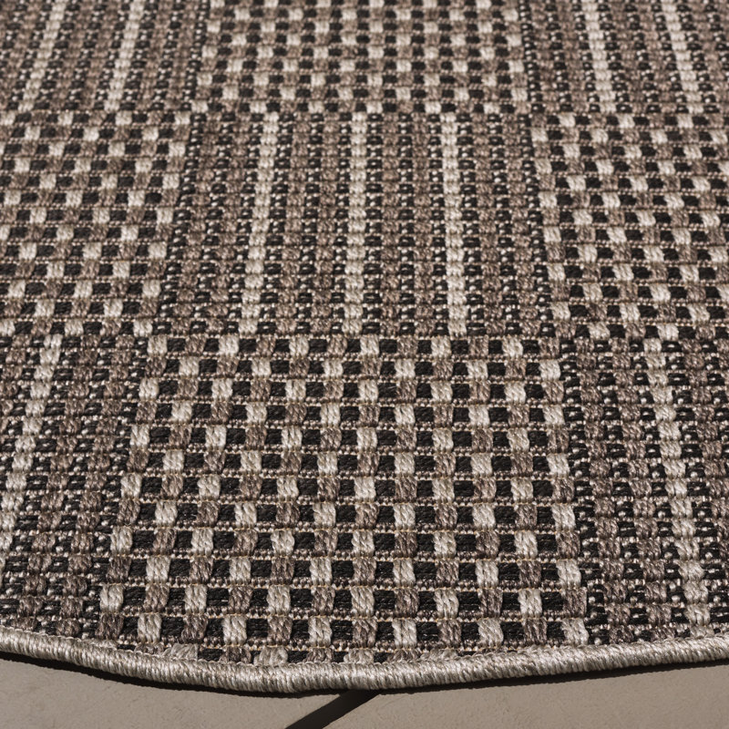 Tapis intérieur / extérieur Fultonville Sisal, Rond 6 pi 7 po