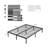 Metal Bed Frame-simple Metal Platform Bed Frame Storage Space Under The Bed Frame-322552894