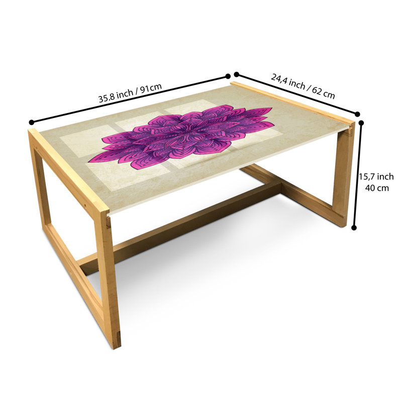 Jakariya Sled Coffee Table, 90cm H x 62cm W x 40cm D