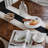 Symona Runner No Pattern Linen Blend Table Runner-176726324-176726313