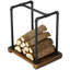 Faryn 30 cm W Indoor Firewood Log Holder Rack