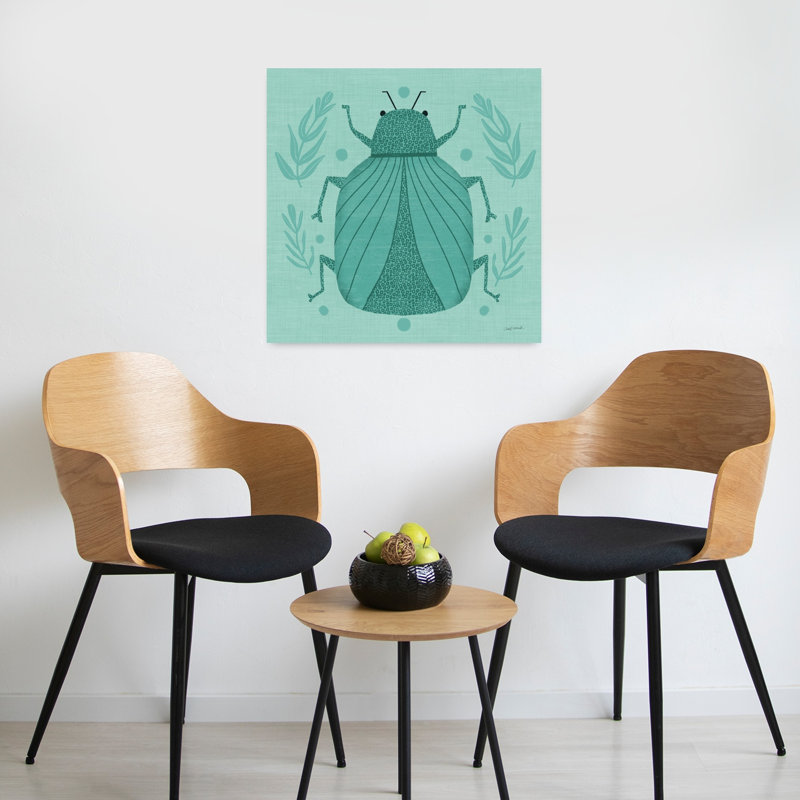 «Playful Bugs V», art mural contemporain, H 24 po x l 24 po