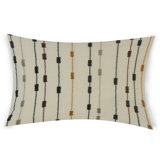 Abstract Feather Reversible Throw Pillow